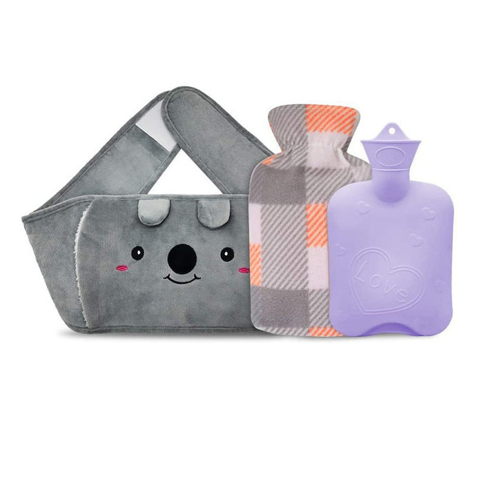 Cute Plush Hot Water Bottle Set Stornfield