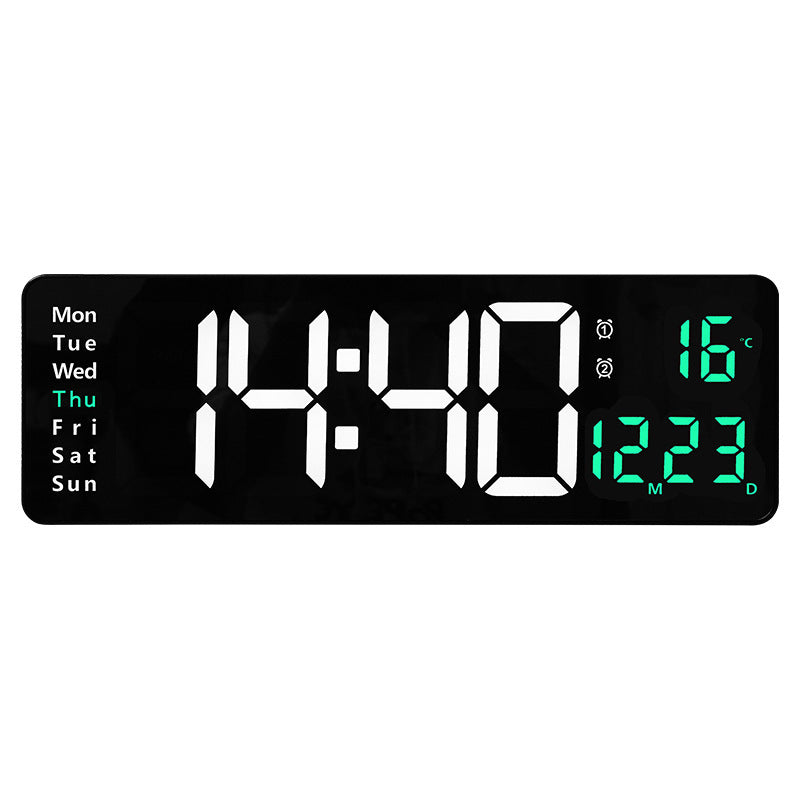 Digital wall clock with multifunctional LED display Stornfield