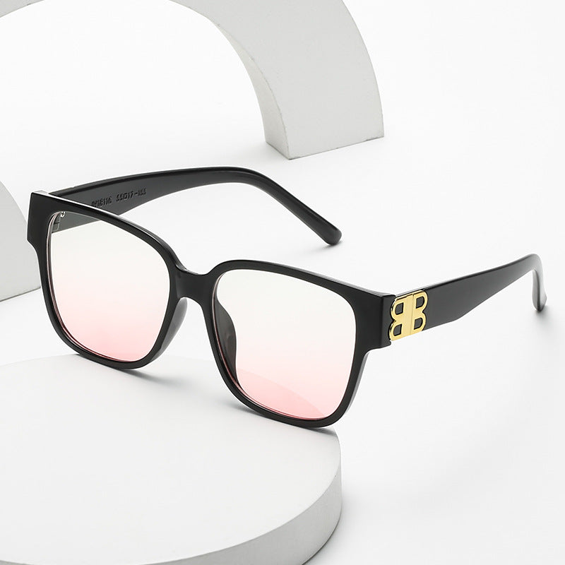Women's fashionable square sunglasses with elegant logo Stornfield
