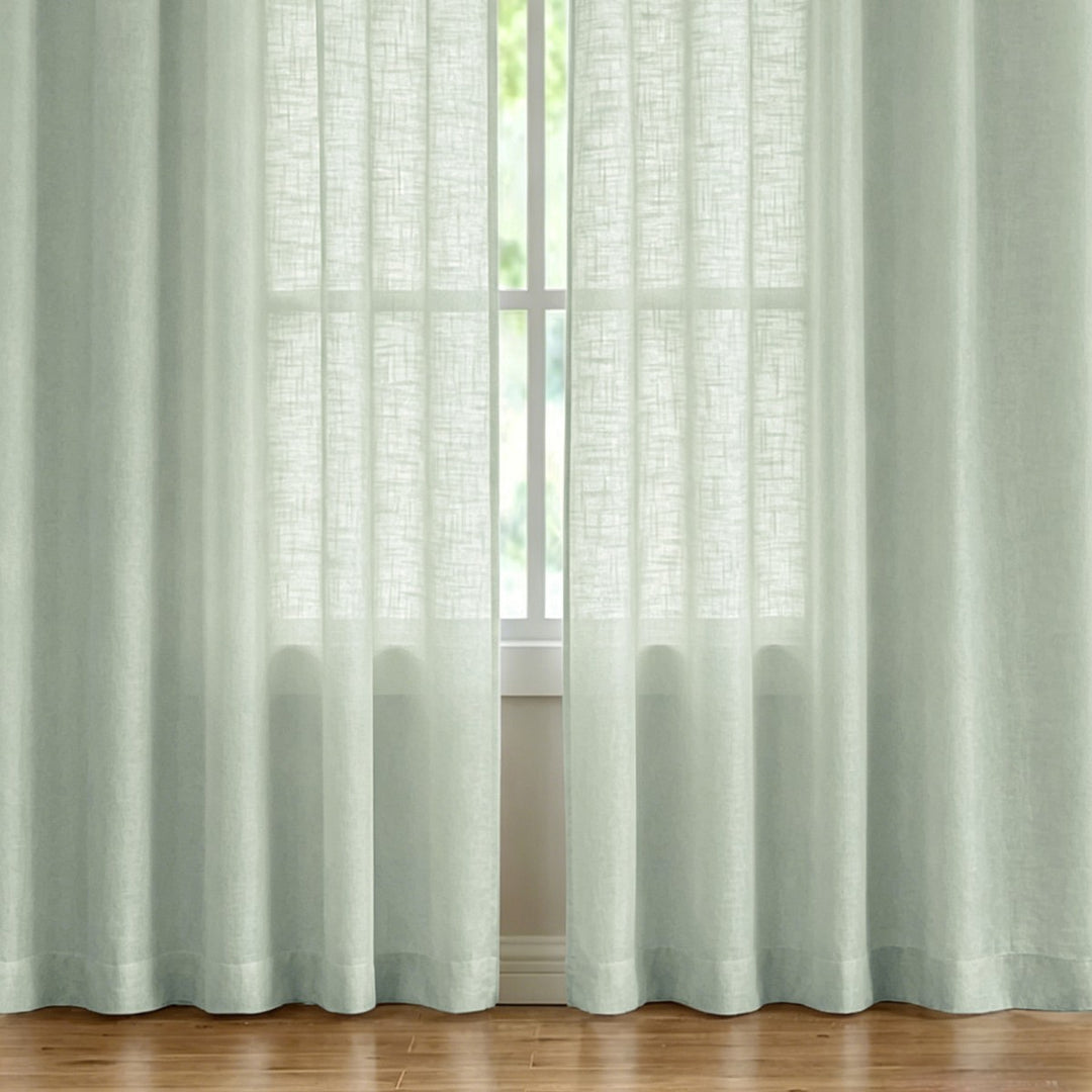 Sheer Linen Window Curtains Stornfield