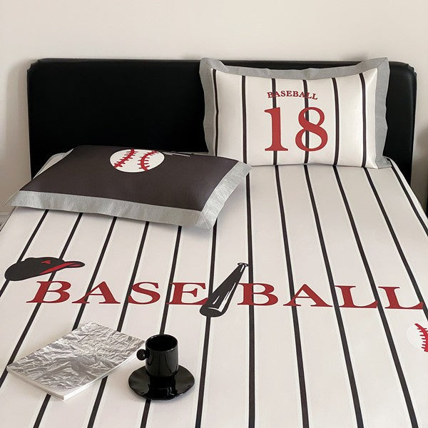 Fitted sheet set with pillowcases
