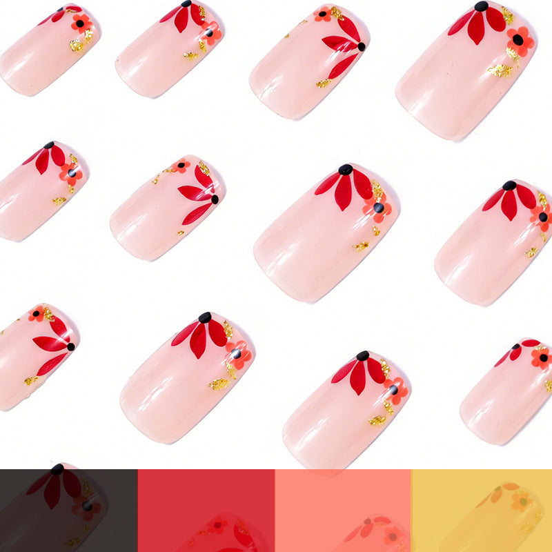 Floral Design Nail Art Enhancements Stornfield