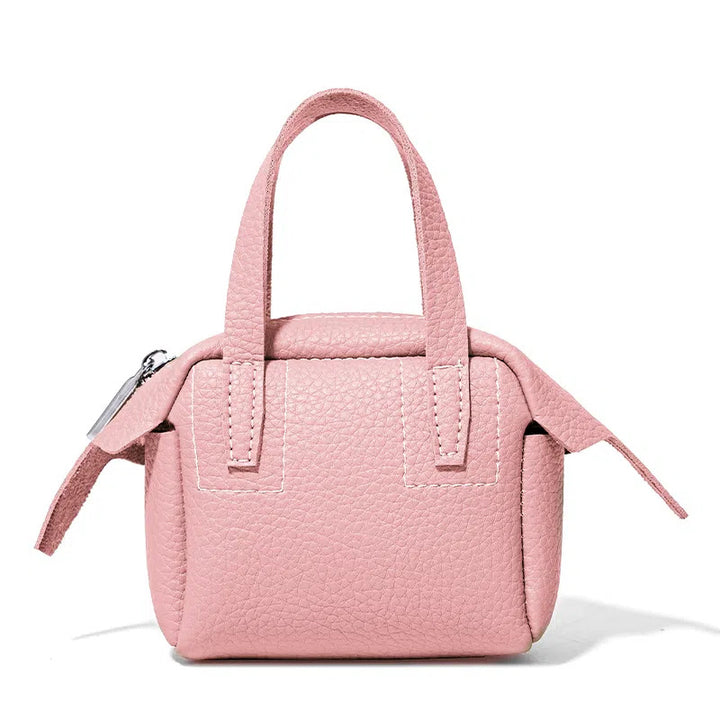 Compact Textured Handheld Satchel Stornfield