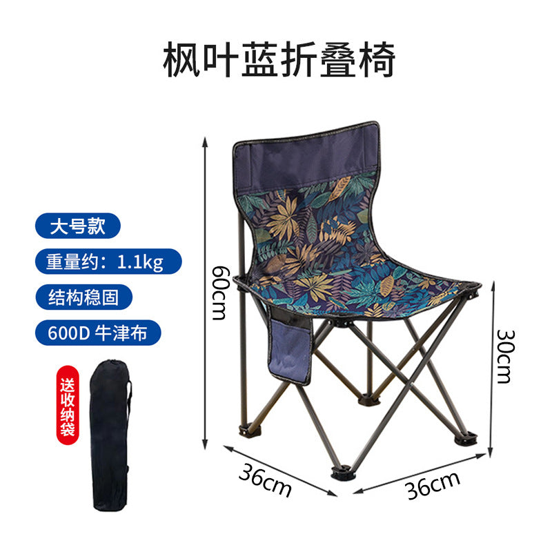 Folding chair with comfortable backrest Stornfield