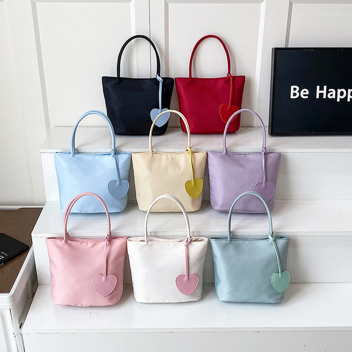 WoStylish Heart-Embellished Everyday Tote Bag Stornfield