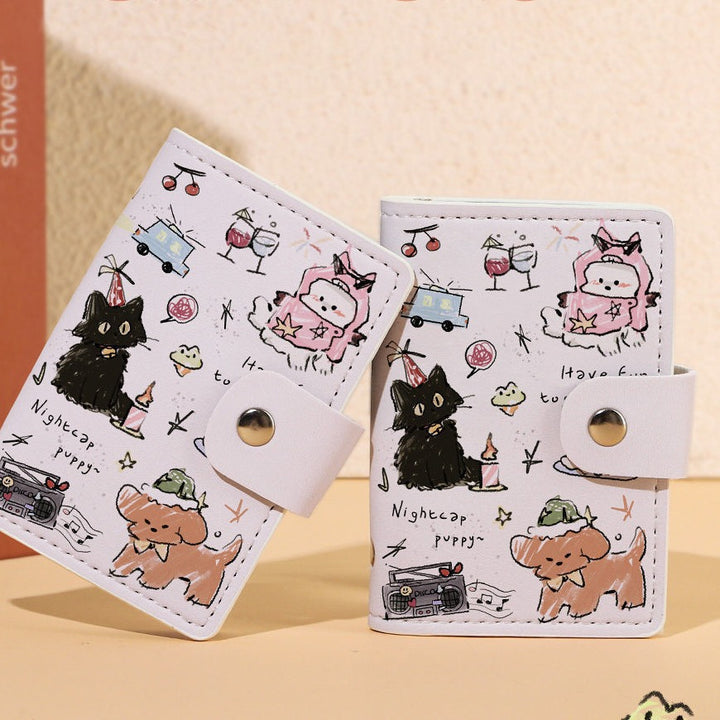 Cute Cartoon Cat-Themed Passport Holder Stornfield