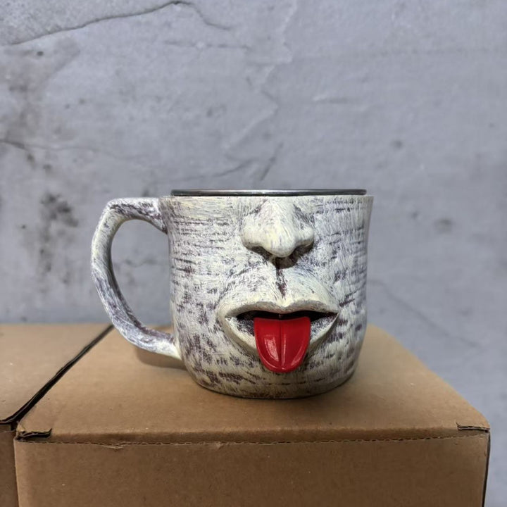 Funny coffee mug in face design Stornfield