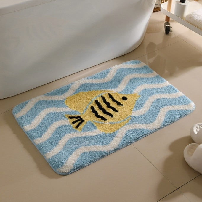 Colorful Rainbow Bath Mat