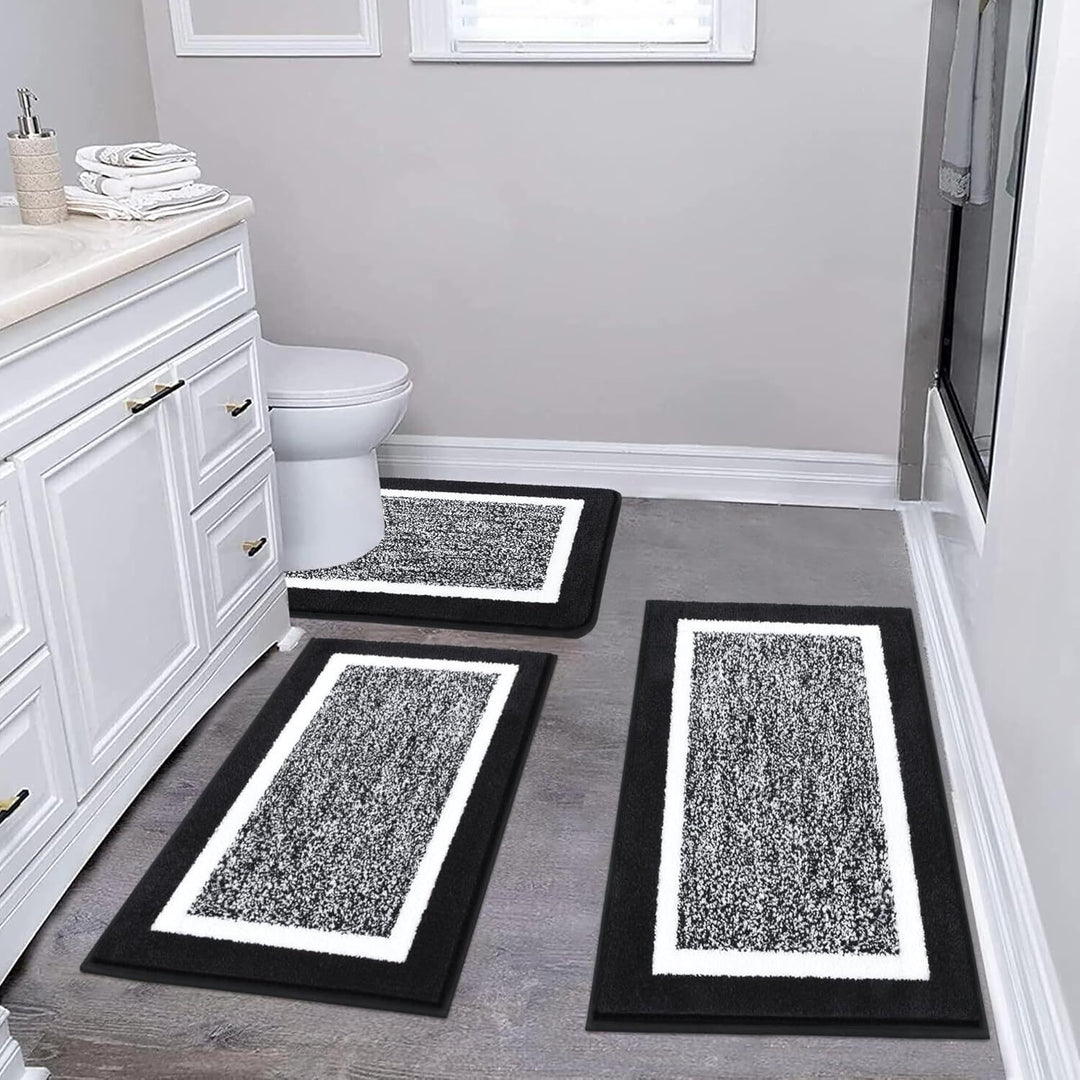 Modern Bathroom Mat Set