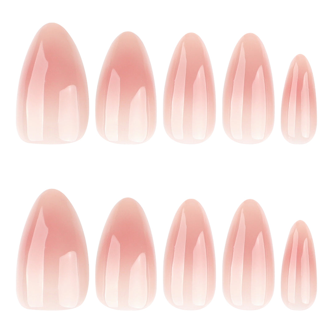 Artful gel nails with elegant tip design Stornfield