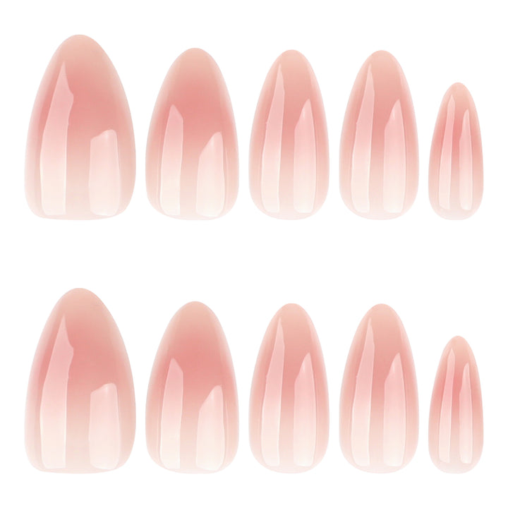 Artful gel nails with elegant tip design Stornfield