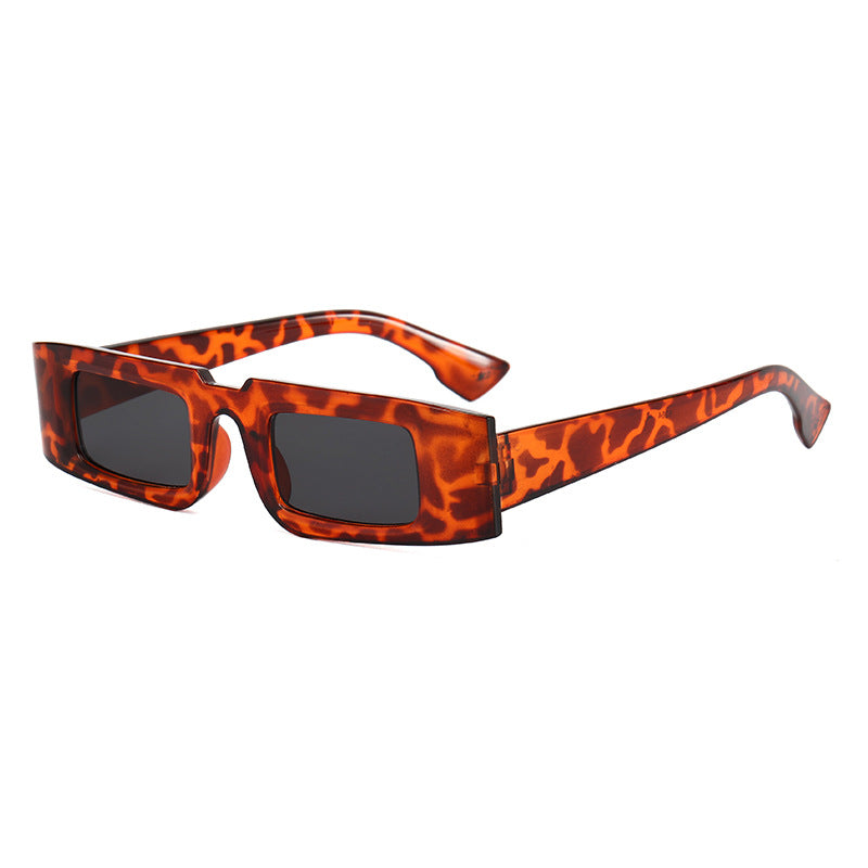 Ladies Fashion Square Sunglasses with Animal Print Stornfield