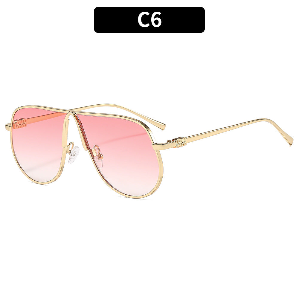 Premium Oversized Aviator Sunglasses