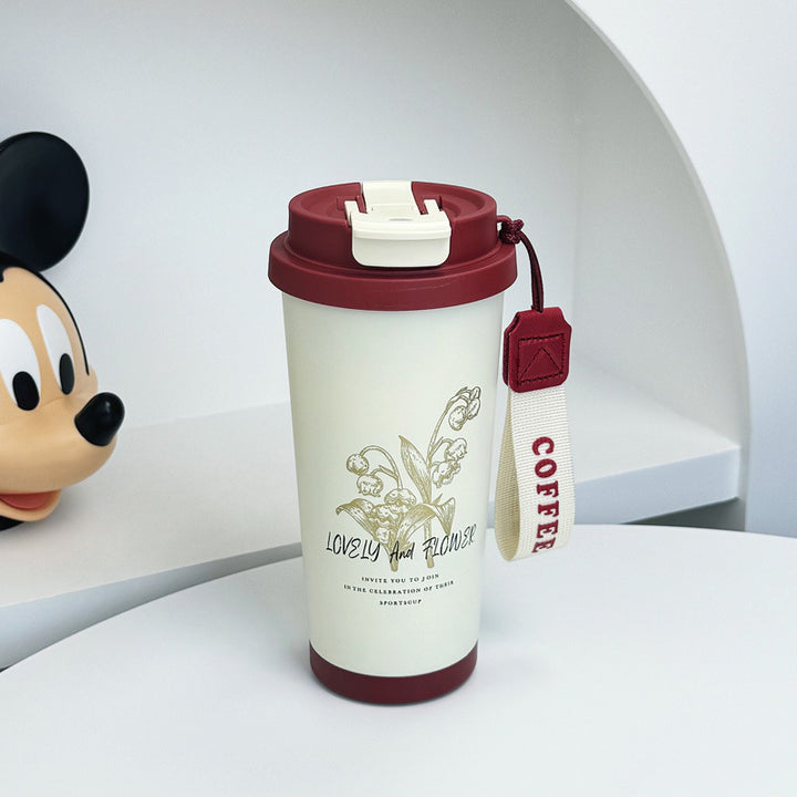 Women's thermos cup with comfortable carrying handle Stornfield