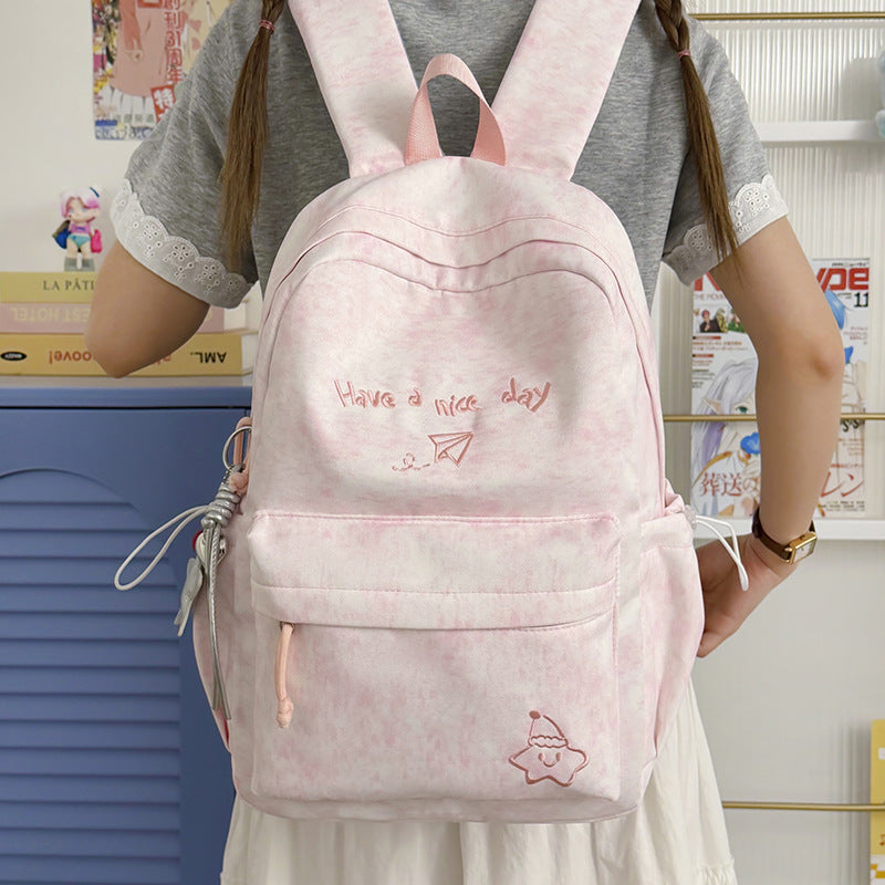 Multi-Functional Emblazoned Casual Backpack Stornfield