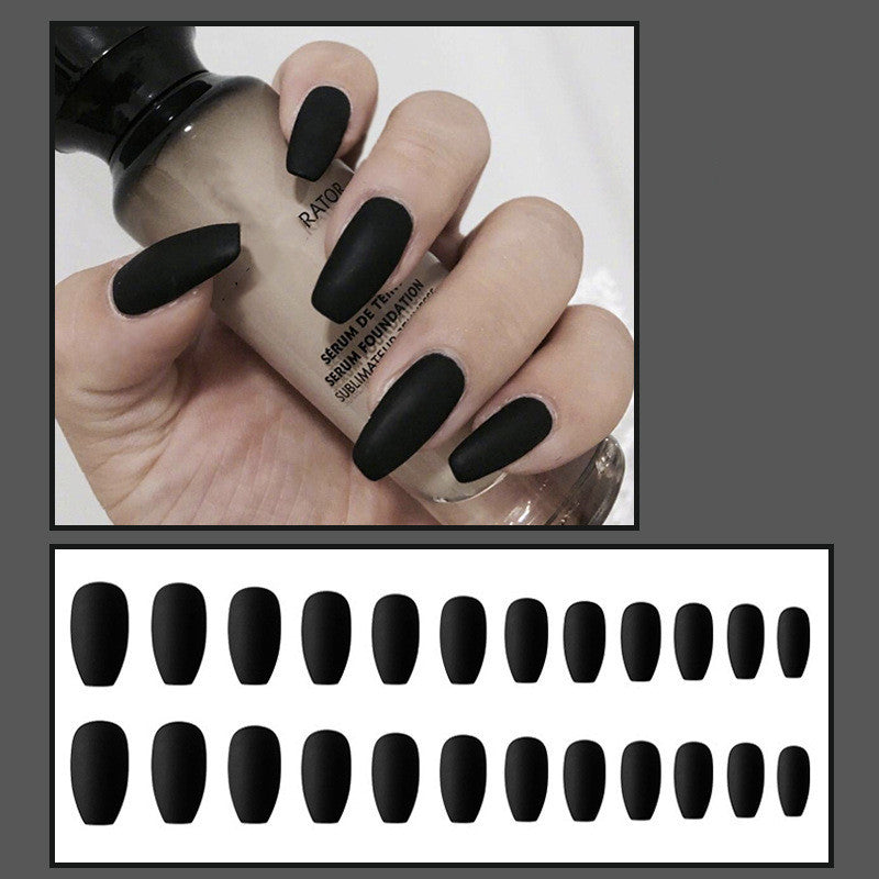 Frosted artificial nails in an elegant design Stornfield