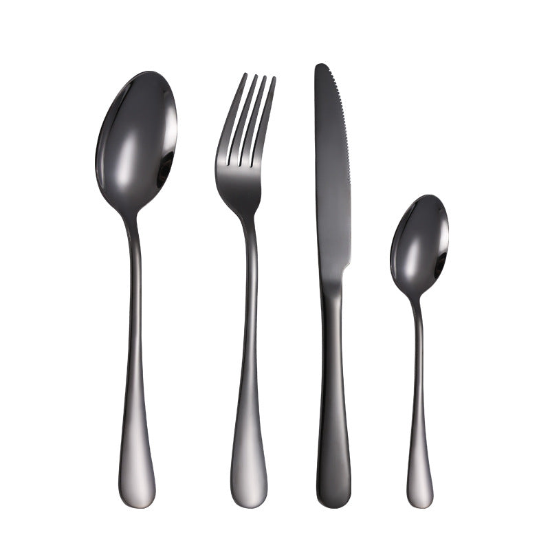 Elegant stainless steel cutlery set with ergonomic handle Stornfield