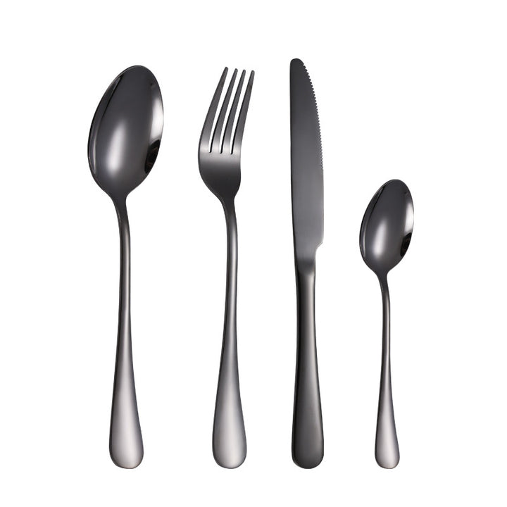 Elegant stainless steel cutlery set with ergonomic handle Stornfield