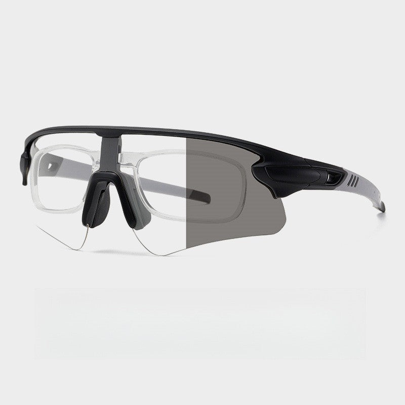 Unisex sporty high-performance sunglasses with aerodynamic design and adjustable nose pad Stornfield