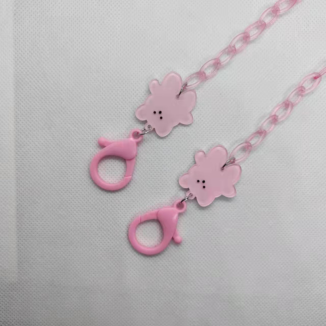 Playful glasses holder chain with floral motif Stornfield