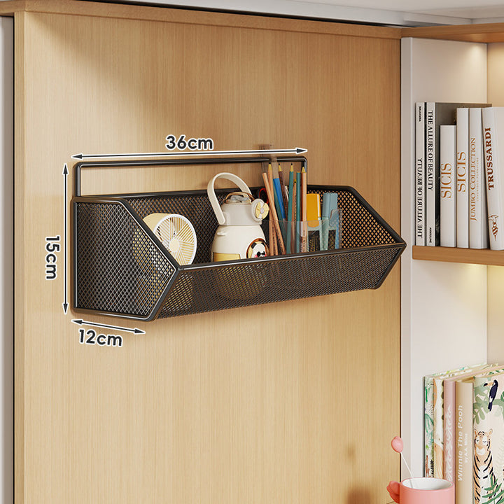 Clip-On Mesh Cabinet Edge Storage Basket Organizer