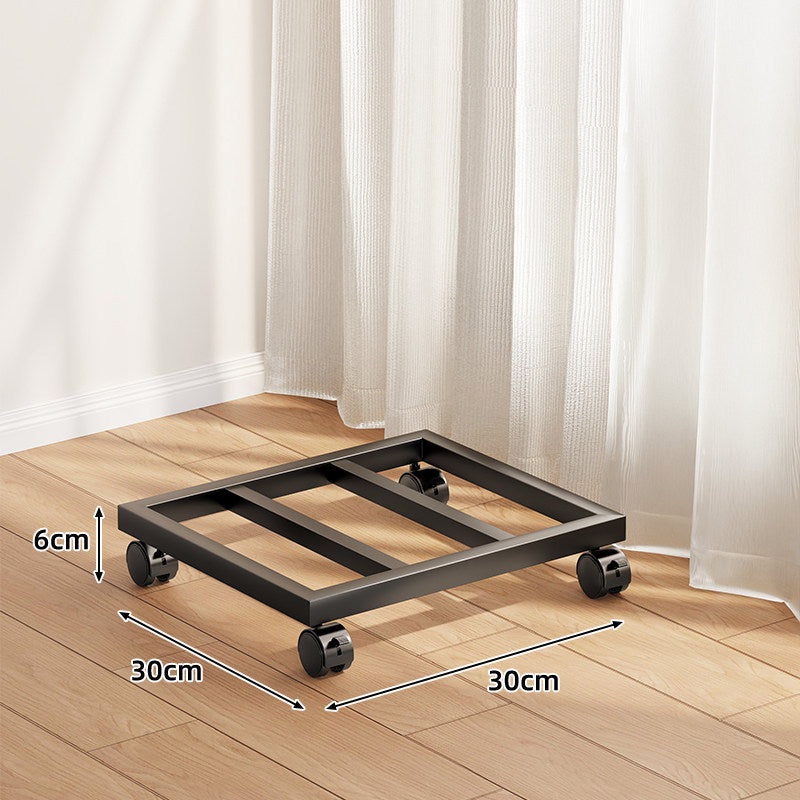 Low-Profile Round Plant Pot Dolly with 360° Swivel Casters