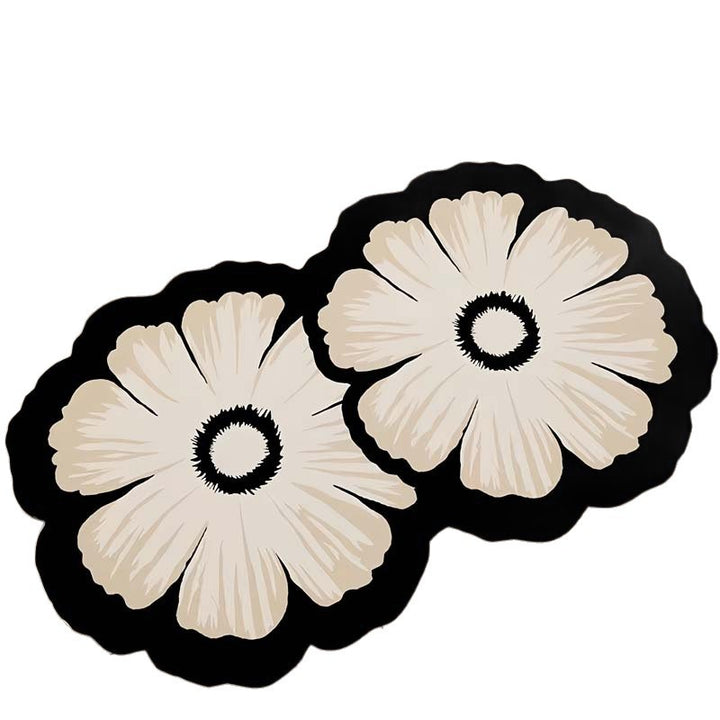 Women's Floral Pattern Bathroom Mat