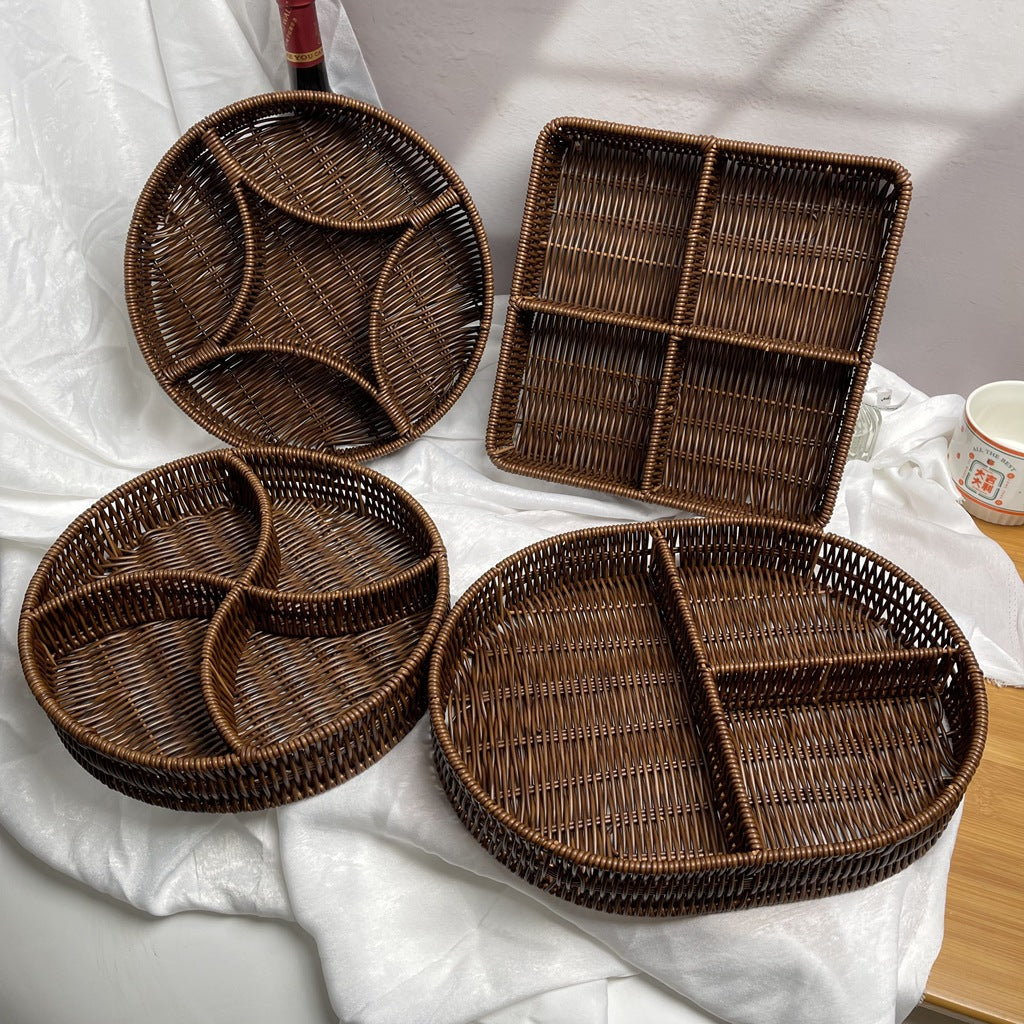 Women’s beef serving basket with four compartments Stornfield