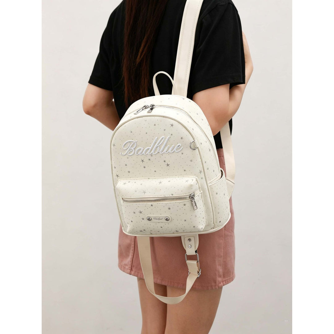Star-Embellished Casual Backpack Stornfield