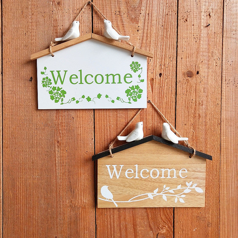 Rustic Welcome Home Wall Sign