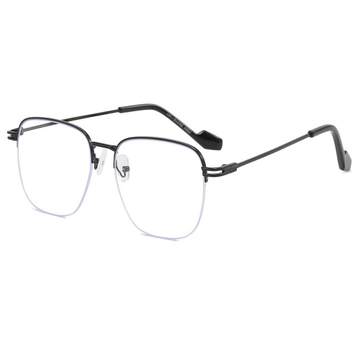 Women Designer Glasses with Square Frame and Glossy Metal Structure Stornfield