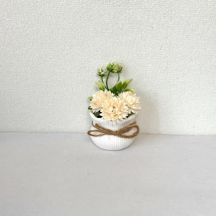 Decorative Mini Potted Flower Arrangement
