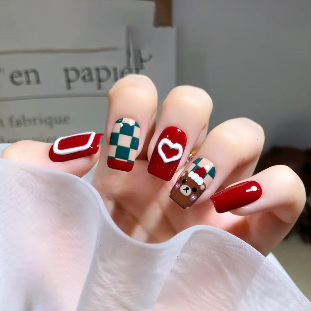 Festive Character Press-On Nails Stornfield