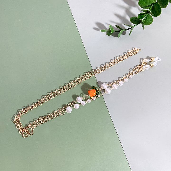Elegant necklace with pearls and rubies Stornfield