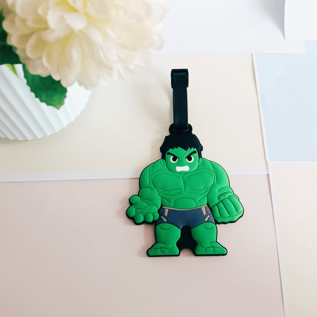 Unisex Silicone Superhero-Themed Luggage Tag Stornfield