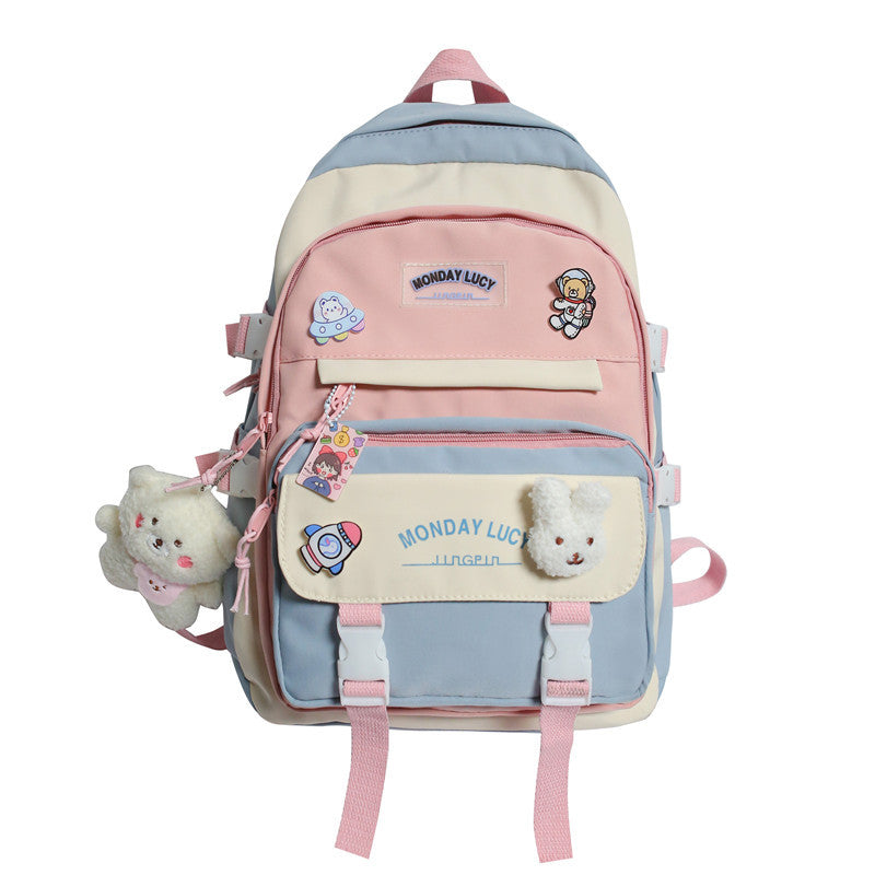 Playful Multi-Pocket Character Backpack Stornfield