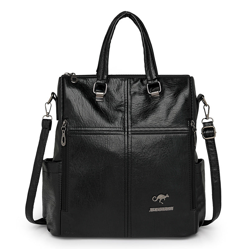 Multi-Functional Faux Leather Handbag Stornfield