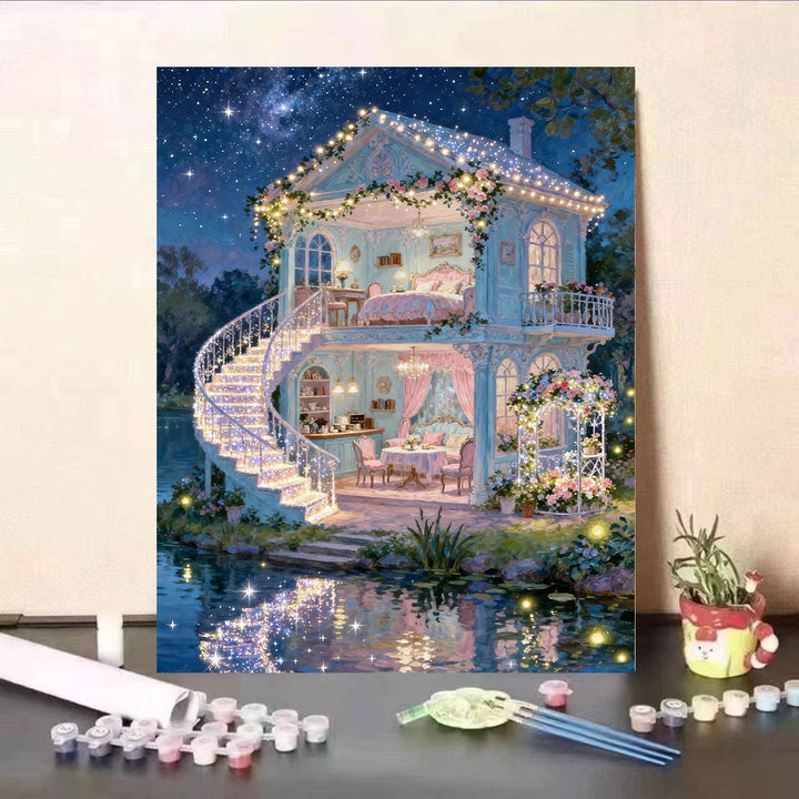 Fairy Tale Dream House Canvas Art Kit Stornfield