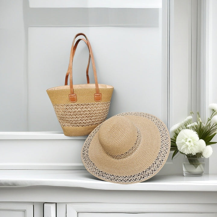 Beach bag with colorful stripes Stornfield