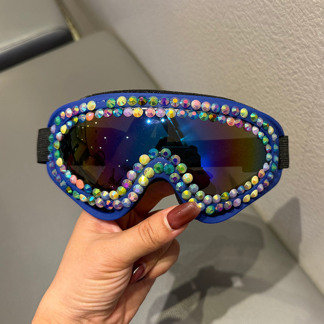 Ladies Ski Goggles with Sparkling Crystal Frame Stornfield