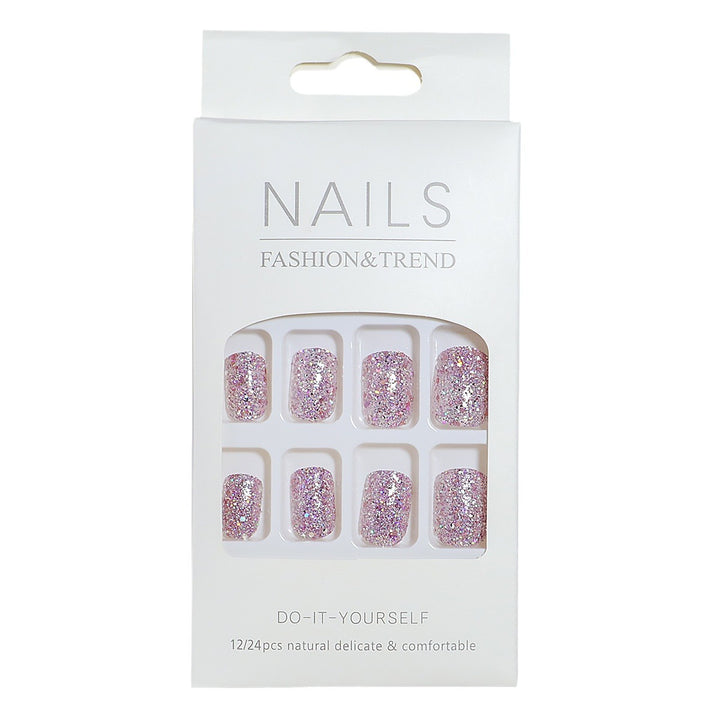 DIY Glitter Press-On Nails Stornfield