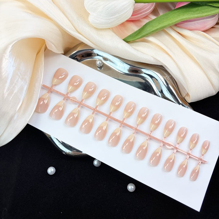 Natural Glossy Press-On Nail Set Stornfield