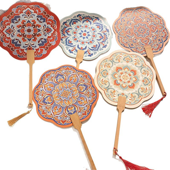 Handcrafted Fan Made of Bamboo and Paper Stornfield