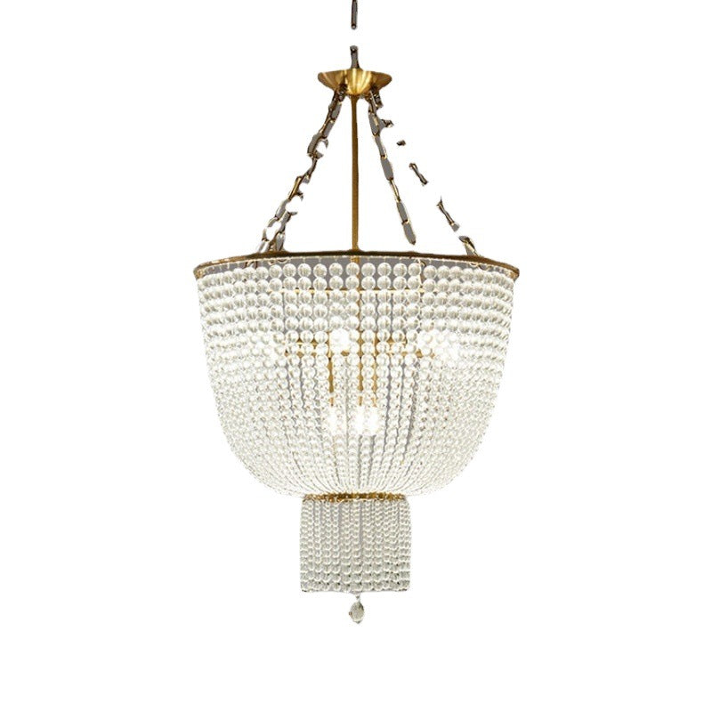 Crystal Beaded Ceiling Lamp