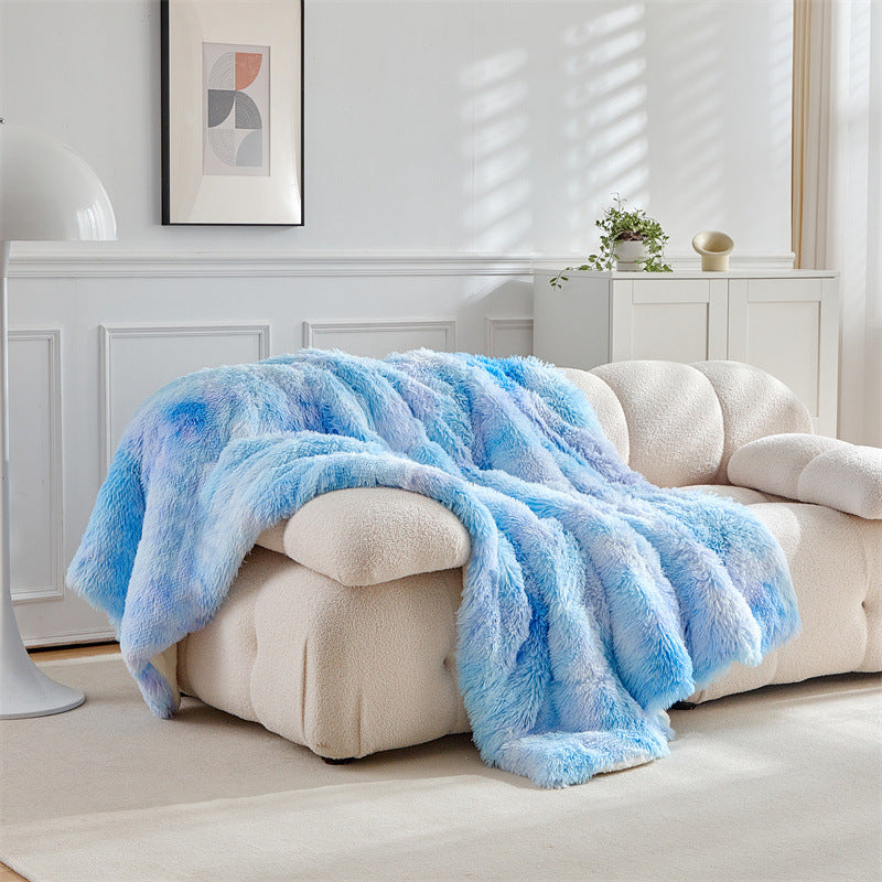 Luxurious Faux Fur Throw Blanket Stornfield