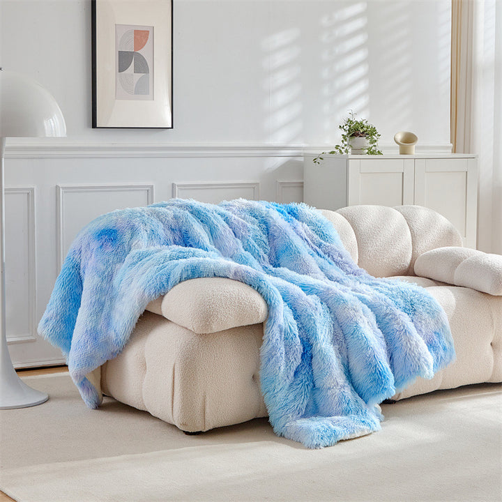 Luxurious Faux Fur Throw Blanket Stornfield