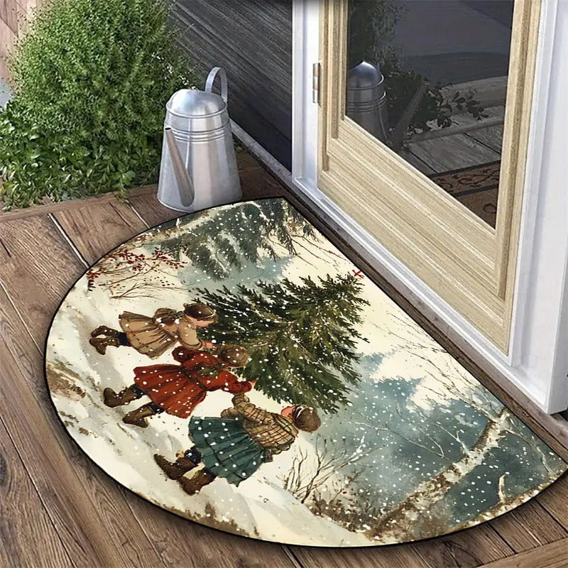 Holiday-Themed Decorative Floor Mat Stornfield