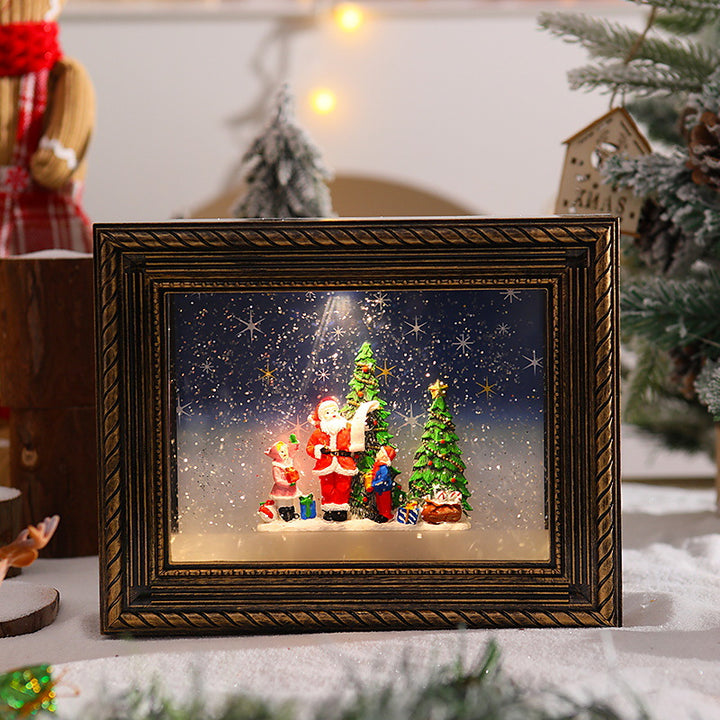 Decorative Christmas motif with snowmen Stornfield