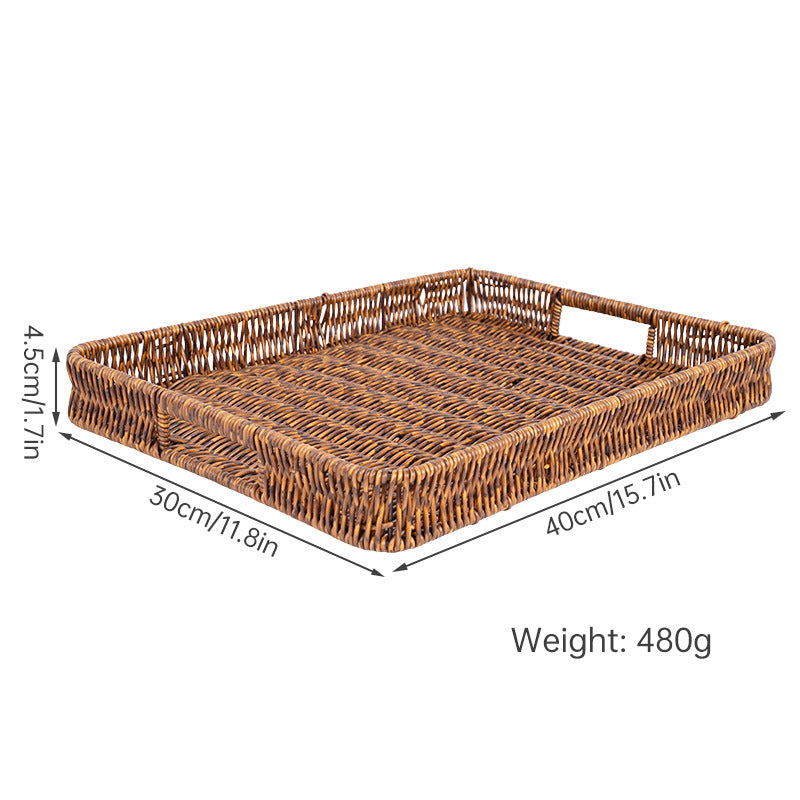 Rectangular Woven Serving Tray Stornfield