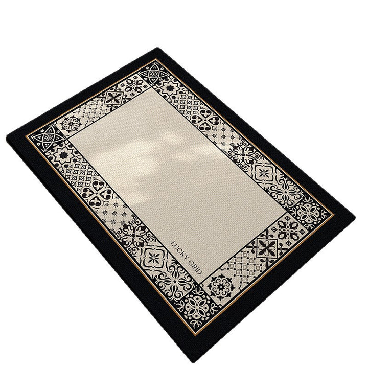 Checkerboard Patterned Entryway Mat Stornfield
